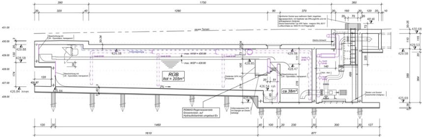 Ipsach Seestrasse Längsschnitt