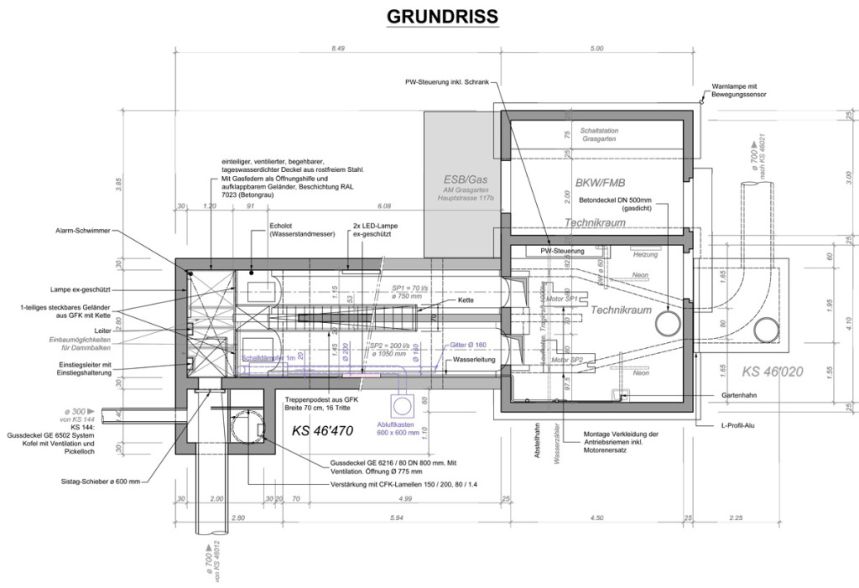 Grasgarten Grundriss