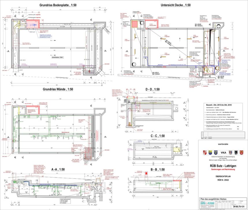 Sutz-Lattrigen Rebenacherweg 1e Übersichtsplan
