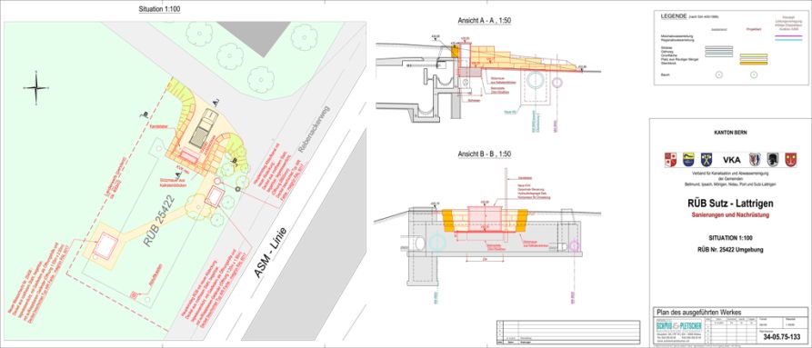 Sutz-Lattrigen Rebenacherweg 1e Umgebung Situation